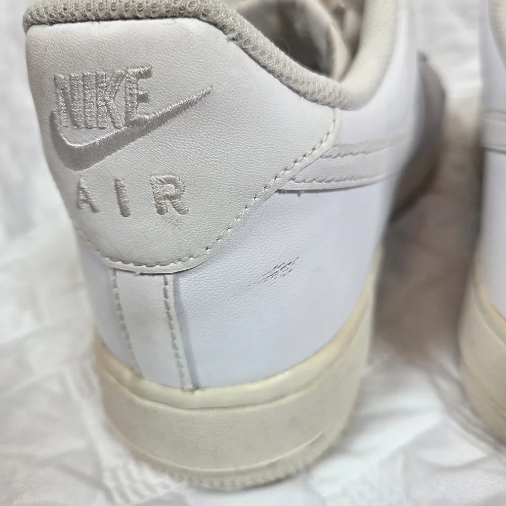 Nike Air Force 1 Low Sneakers In All White Color-way Size 12 Men’s